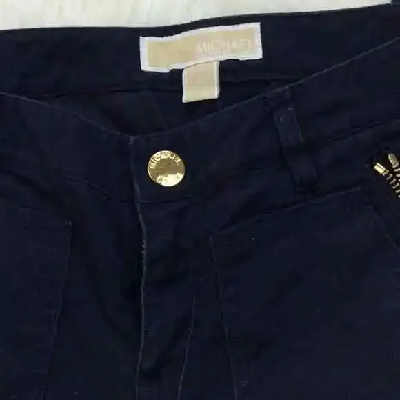 MICHAEL KORS Korda skinny moto‎ zipper pants Women’s Size 0 - Picture 6 of 8